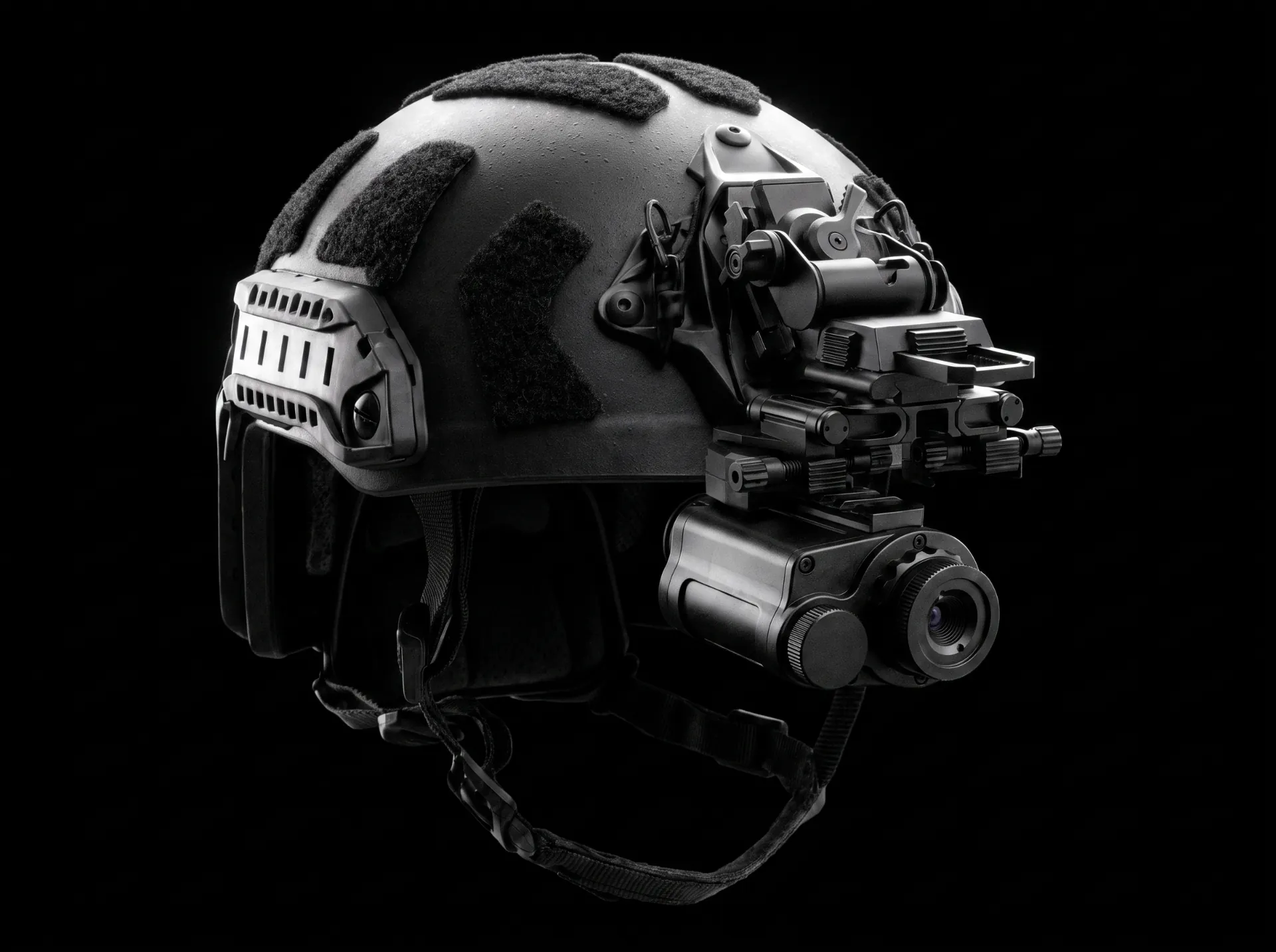 PREDATOR thermal in helmet-mounted configuration