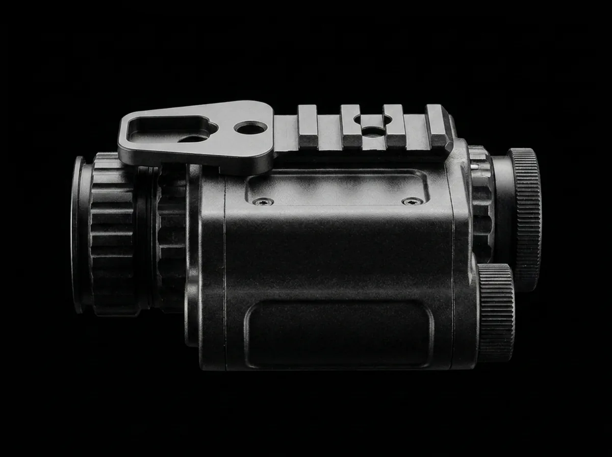 Night Operators PREDATOR thermal monocular, railed right-side profile